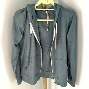 Vuori Halo 2.0 Performance Zip Front Hoodie, greenish gray